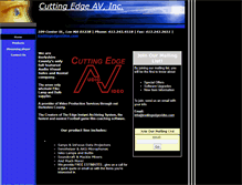 Tablet Screenshot of icuttingedgevideo.com